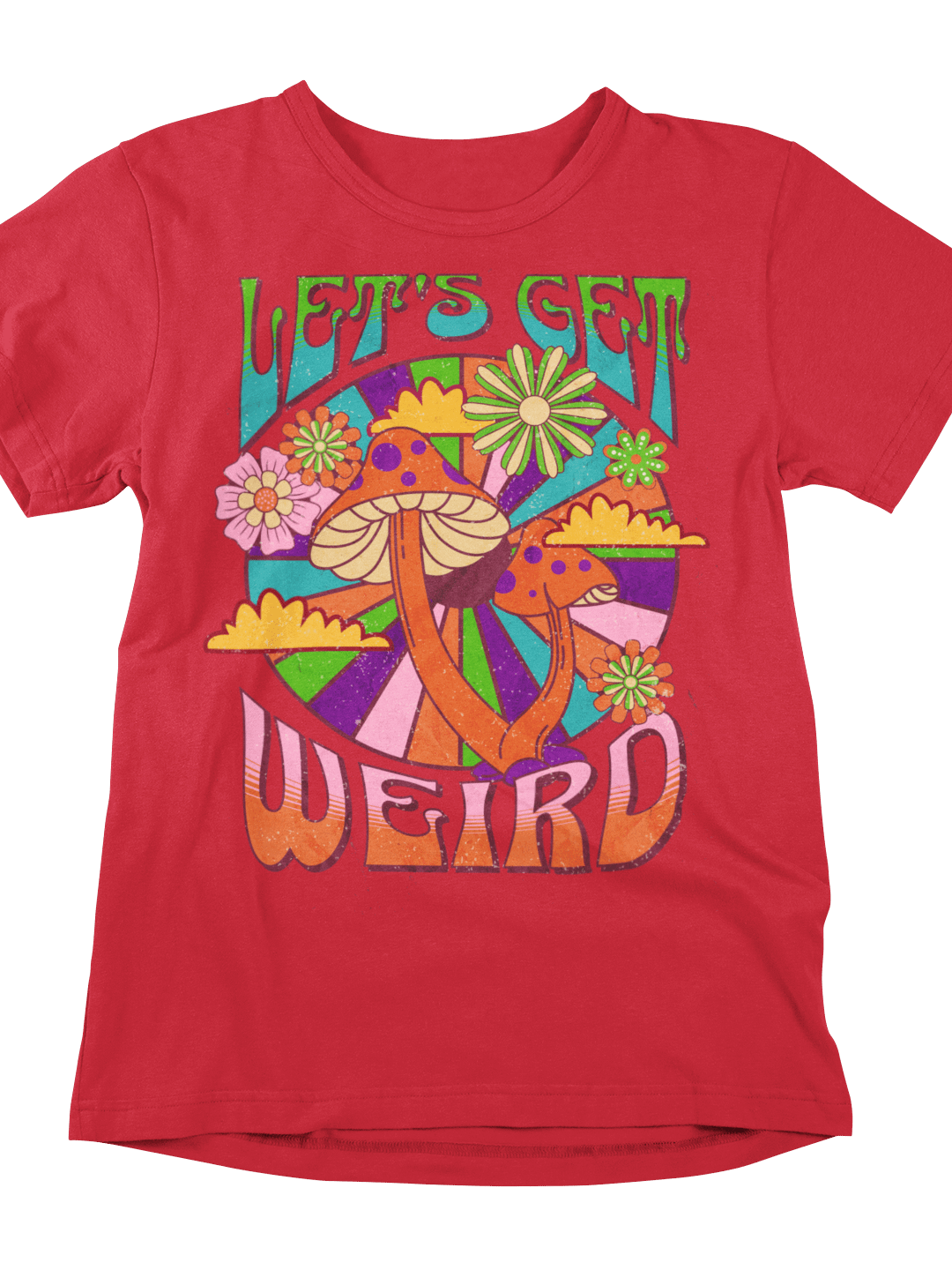 Let's Get Weird Tee – Dive into a Kaleidoscope of Color product image (1)