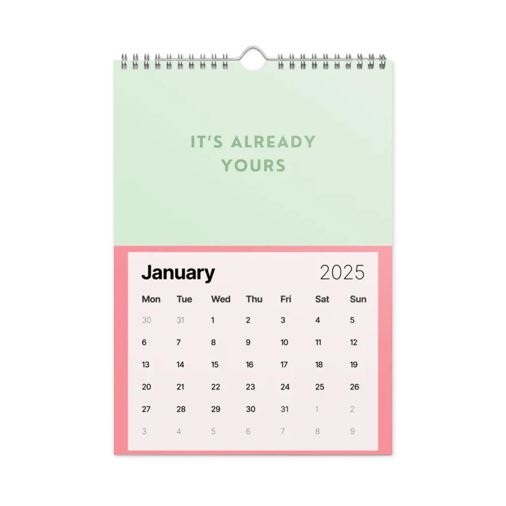 Manifestation and Law Of Attraction Quotes 2025 Monthly Calendar product image (7)