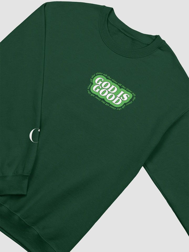 GREEN God is Good Sweatshirt product image (2)