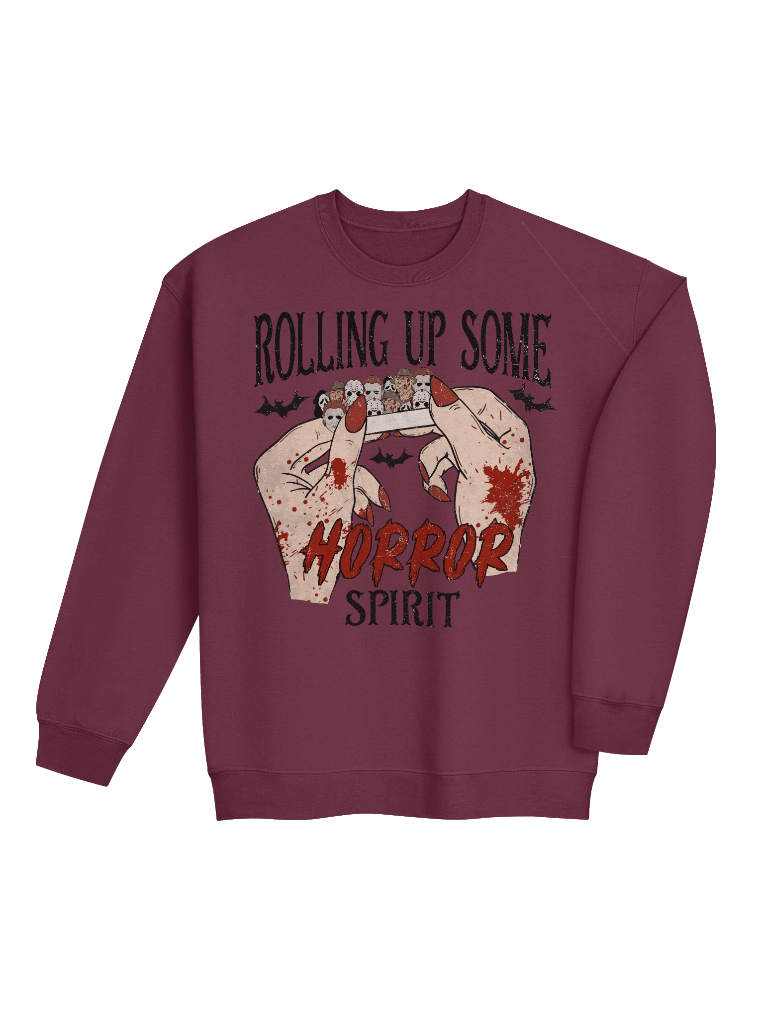 'Rollin' Up Some Horror Spirit' Crewneck Sweatshirt product image (28)