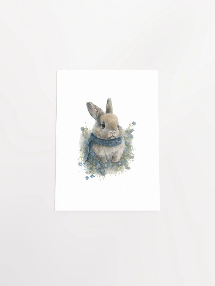 Watercolor Woodland Bunny Print 3 product image (5)