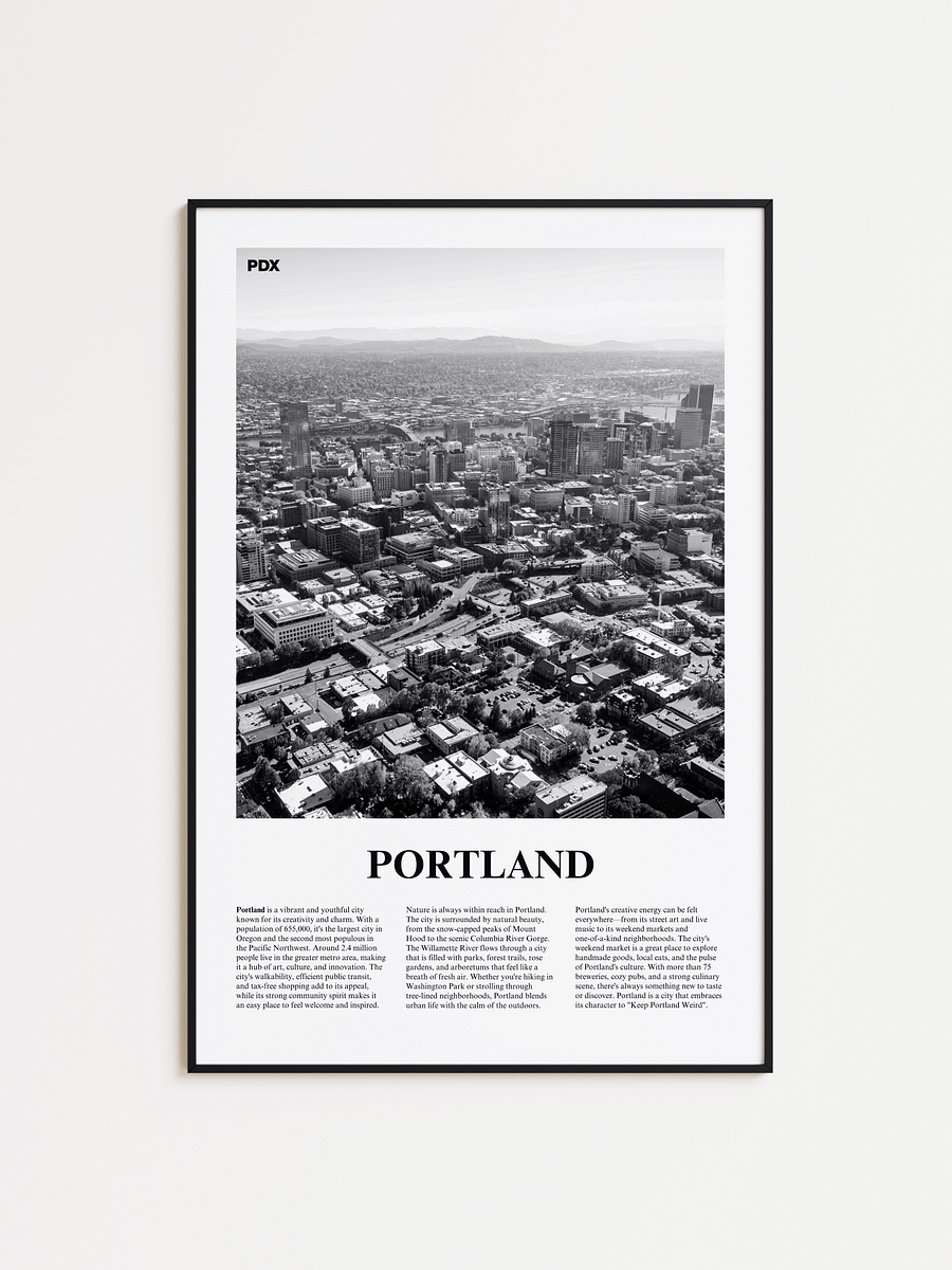 Portland 01 Newspaper Poster product image (1)