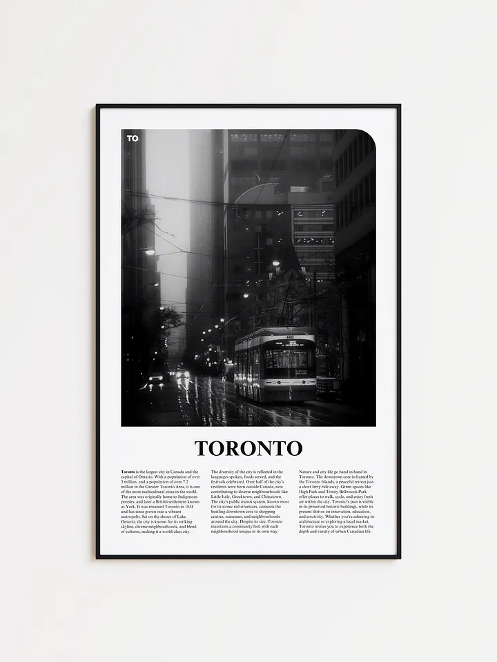 Toronto 07 Newspaper Poster product image (1)