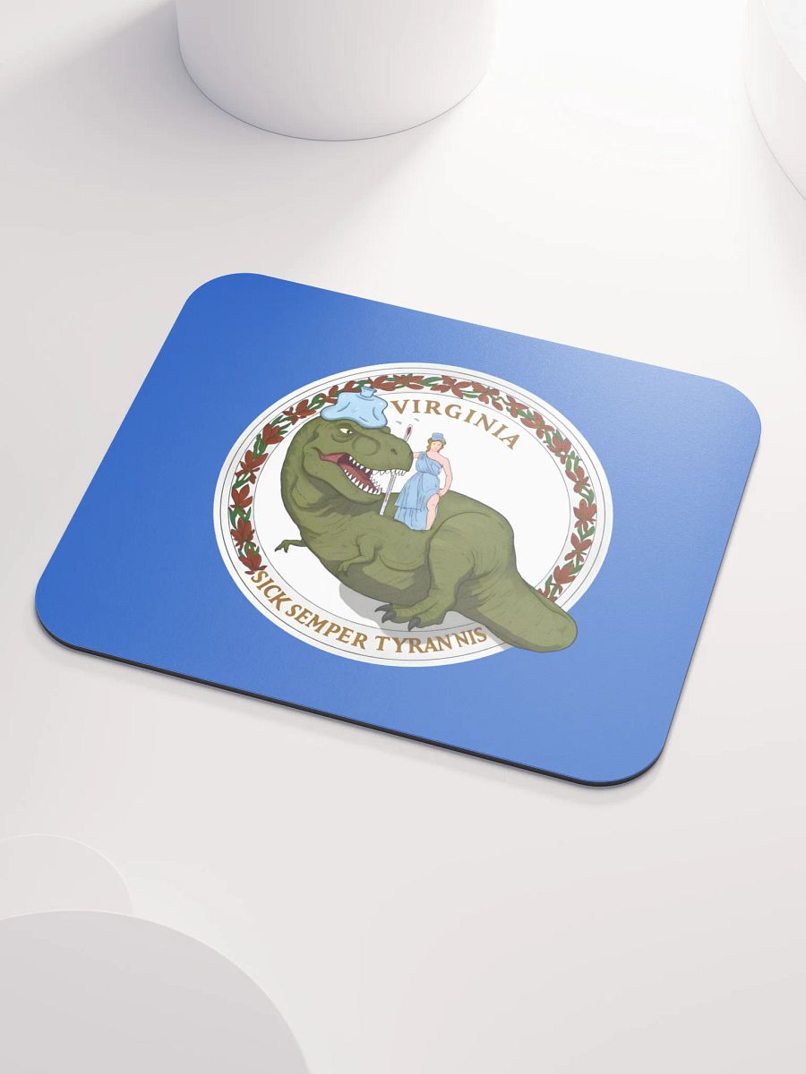 Virginia Flag - Sick Tyrannosaurus Rex Edition Mouse Pad product image (3)