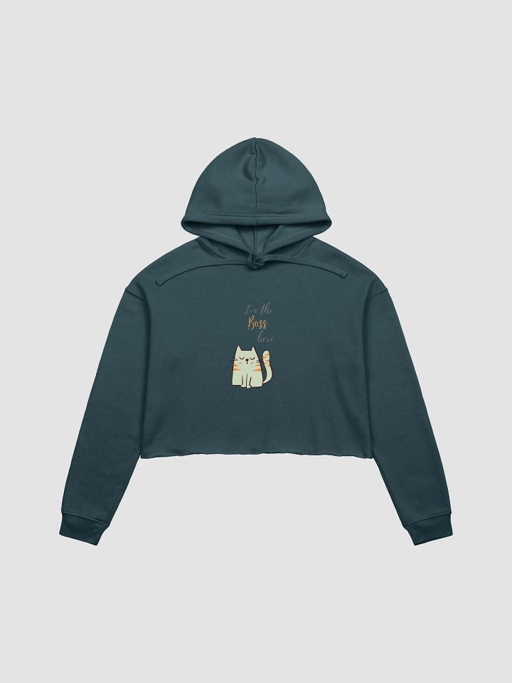 Boss Cat Vibes Crop Hoodie product image (4)