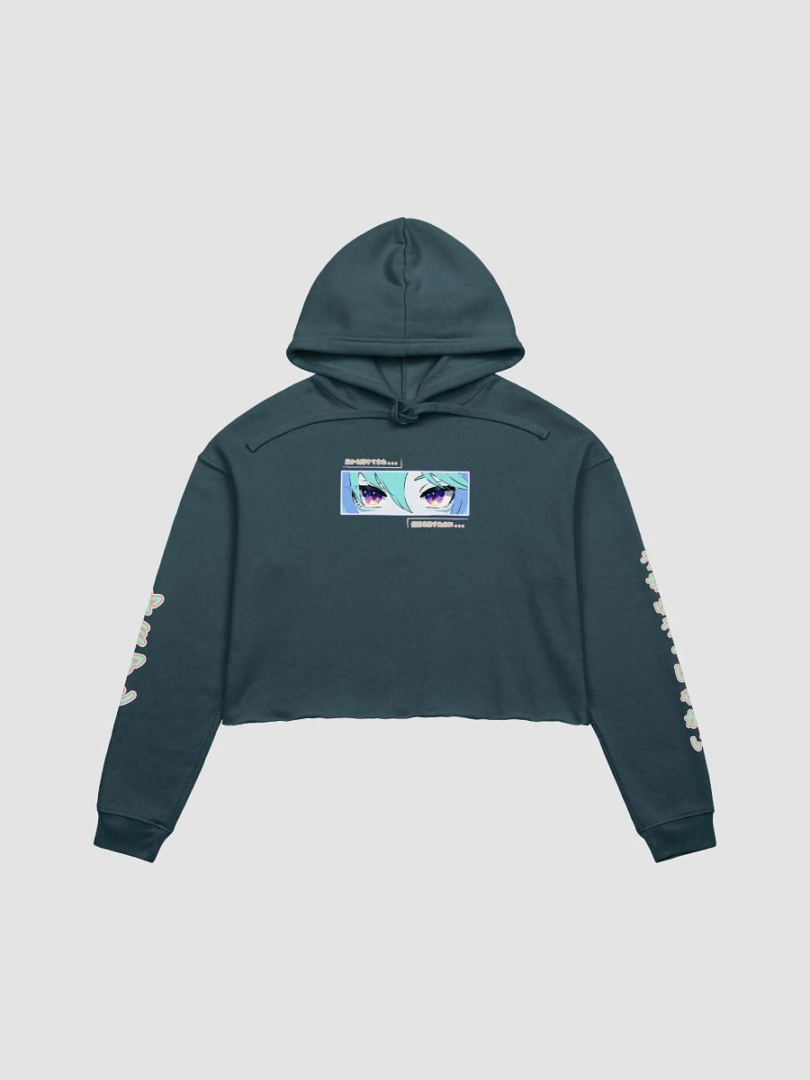[S Uchu Gang Crop Hoodie] Yameian V.Aceso Coral Text (S-2XL) product image (1)