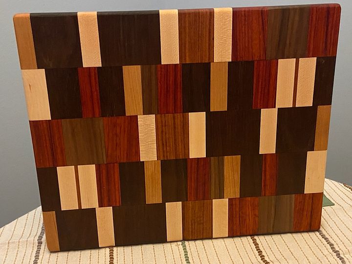 Patterned Exotic Wood Cutting Board product image (1)