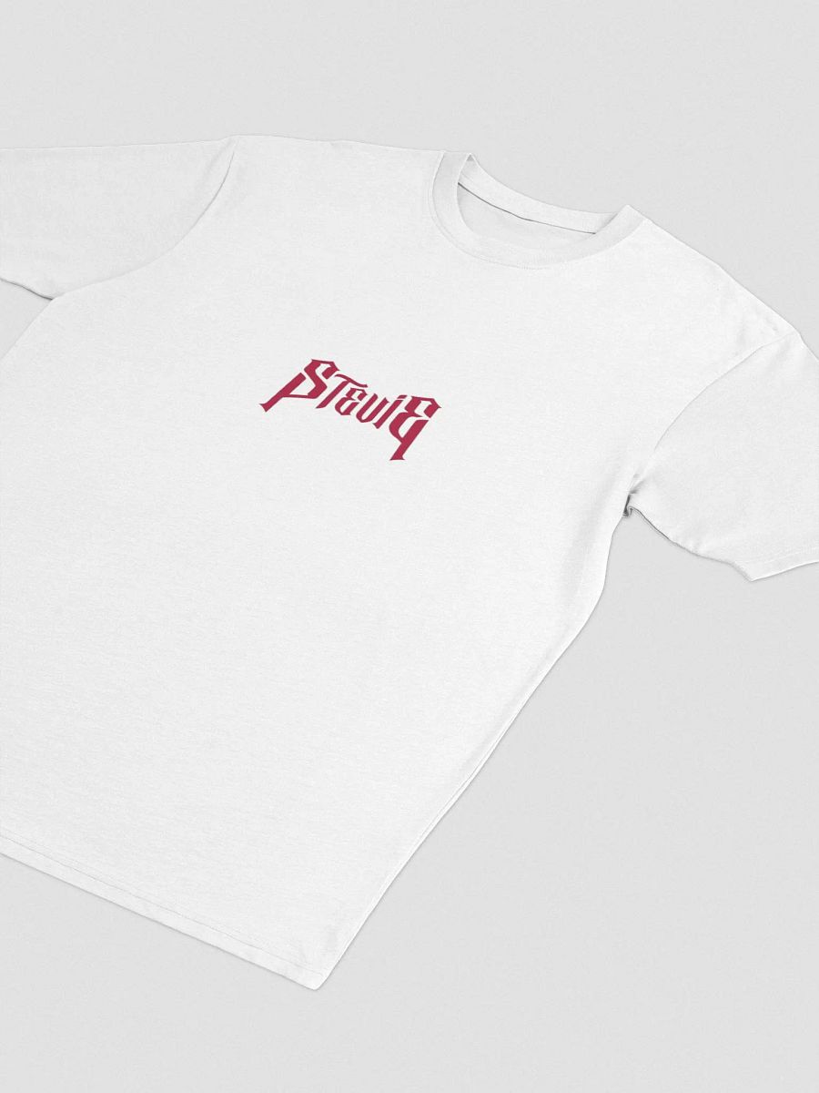 Premium Tee Stevie FKN Life (White/red) product image (3)