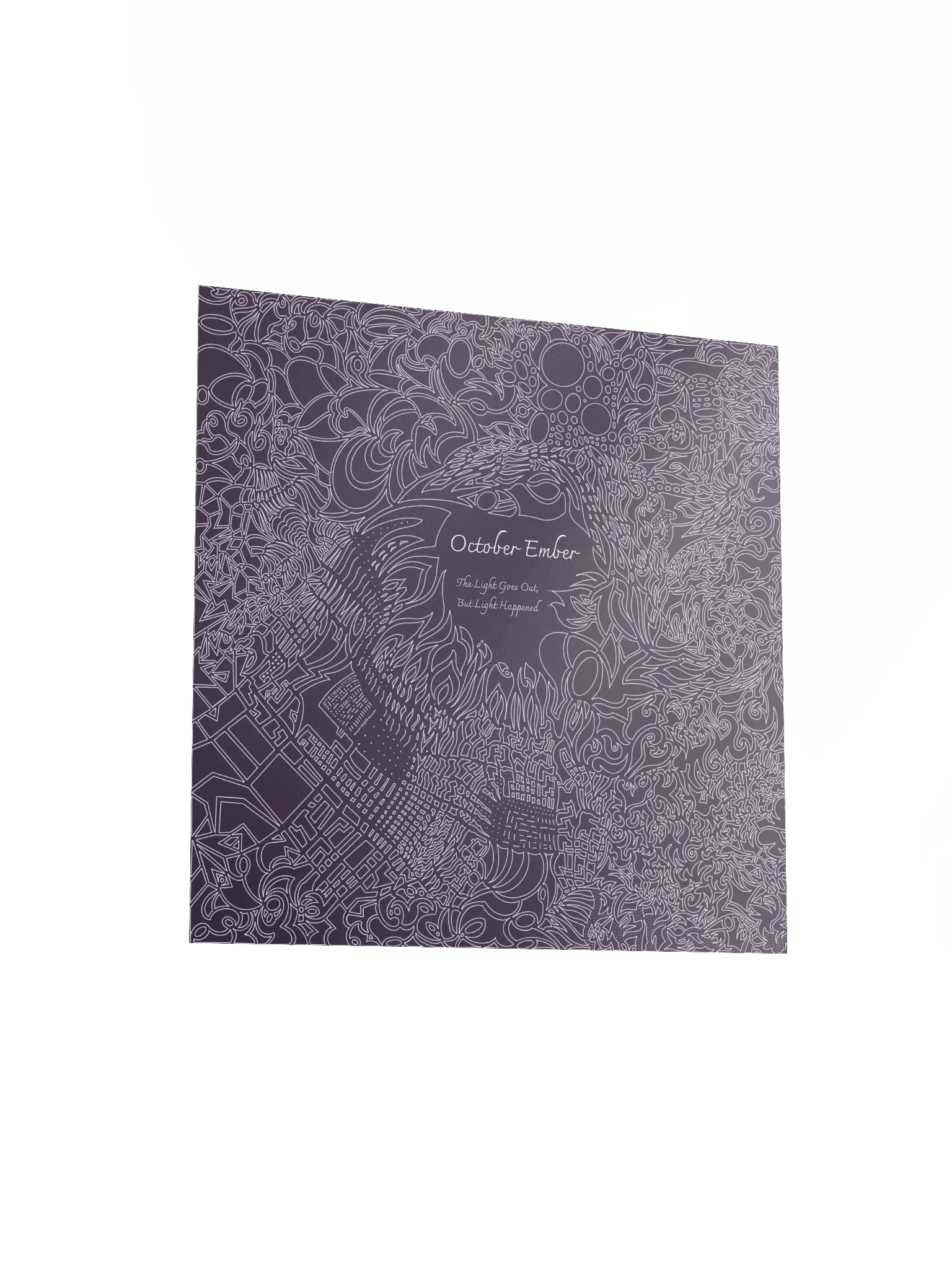 Album Cover Art Print OE's "The Light Goes Out, But Light Happened" product image (3)