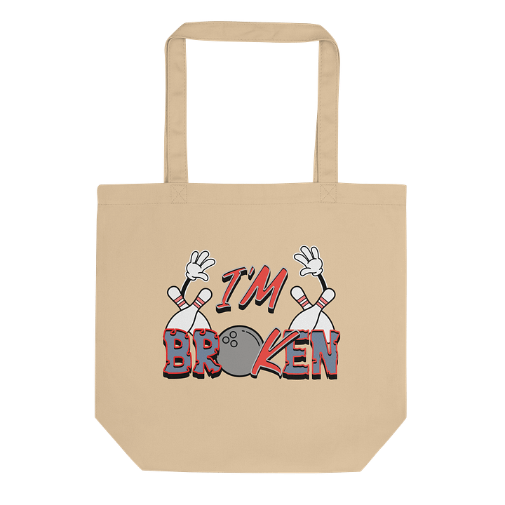 Im Broken Im Ok Bowling Ball Tote Bag product image (1)