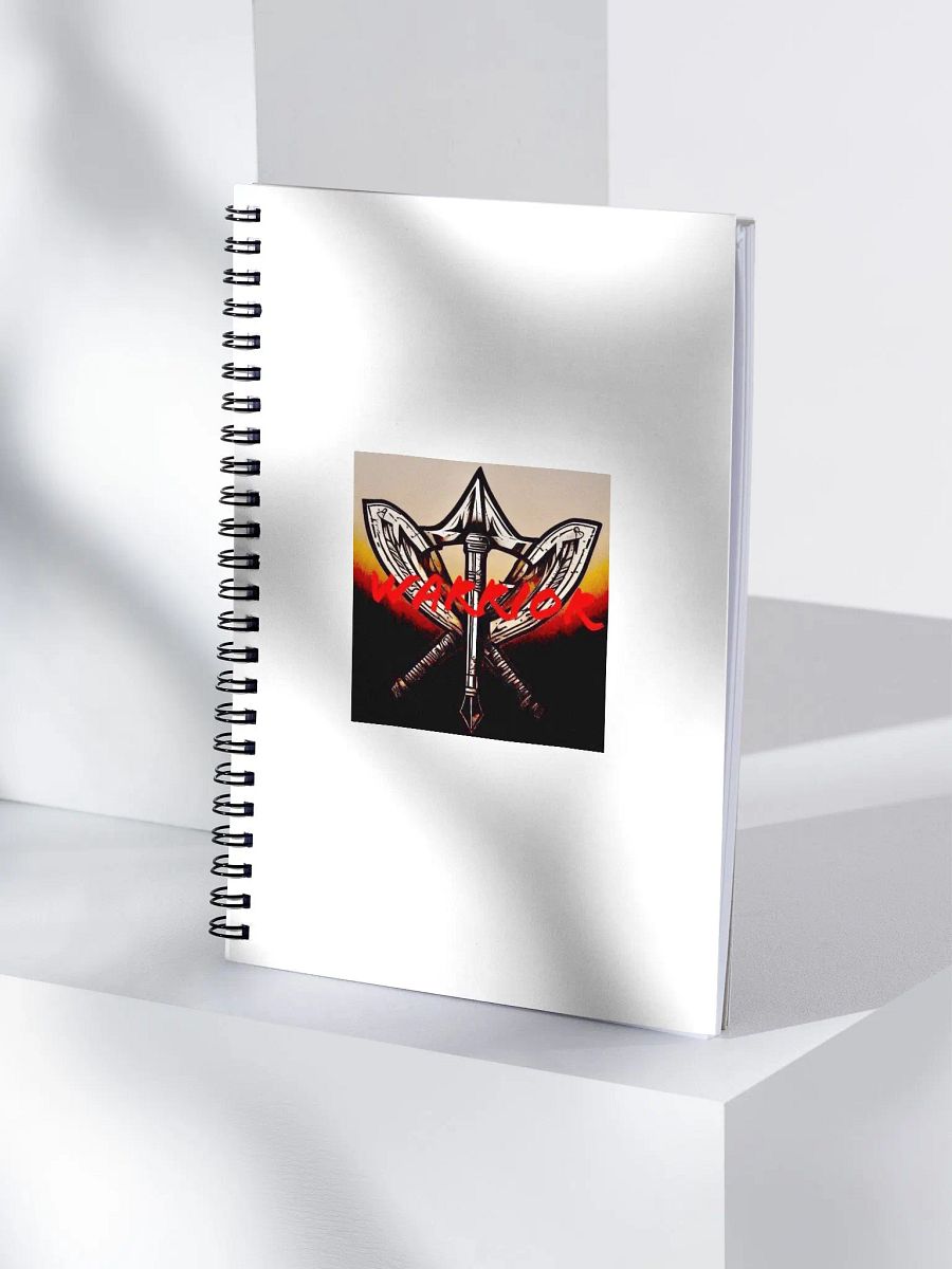 Warrior's Crest Spiral Notebook product image (4)