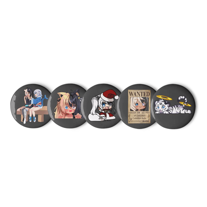 Pin Button - Limited Edition Collection #2 (Black) product image (2)