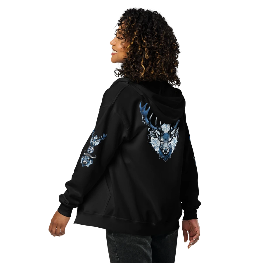 Blue Stag Back Vixen Games zippy Hoodie product image (7)