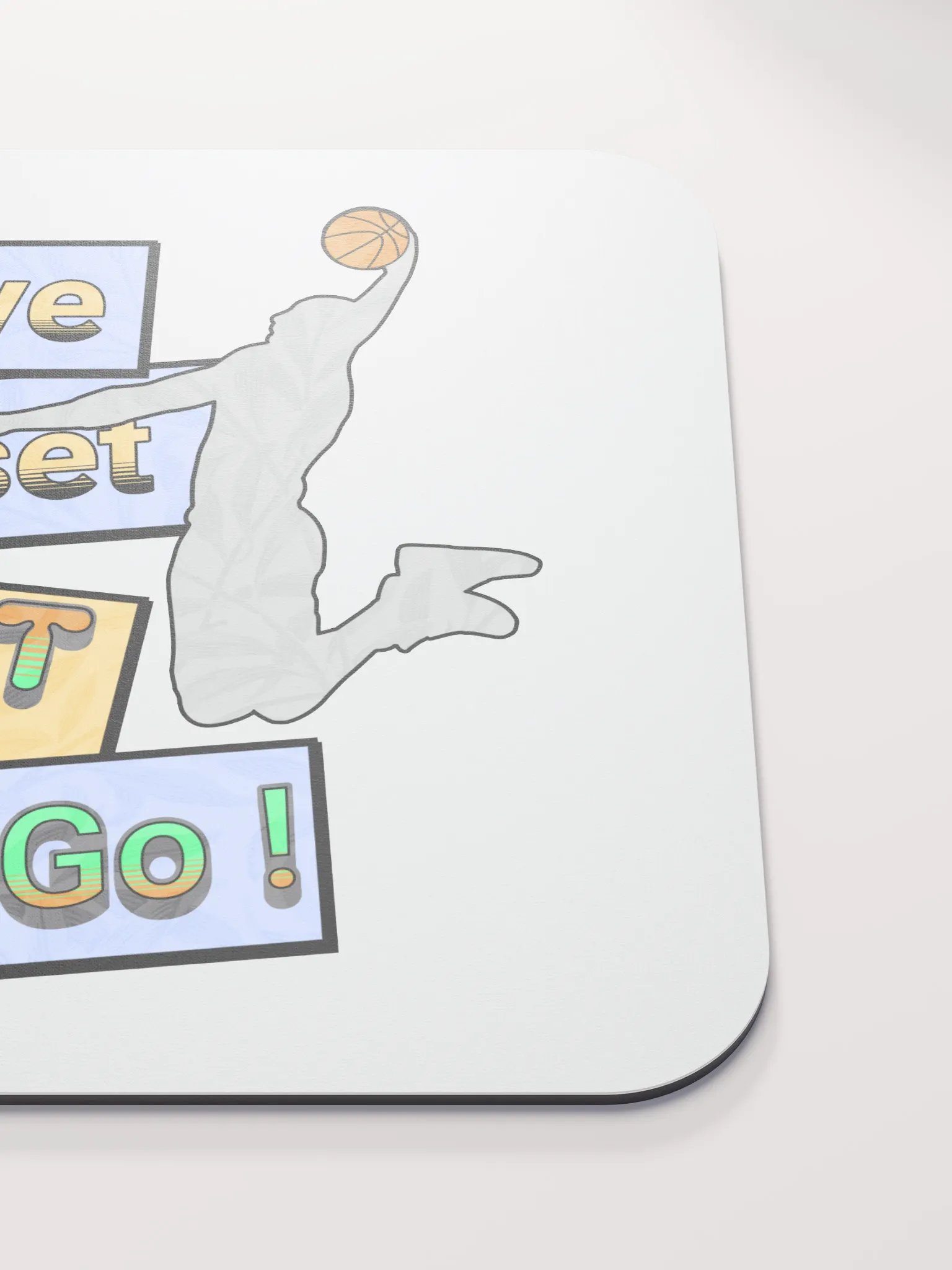 Positive Mindset Basketball Mouse Pad product image (5)