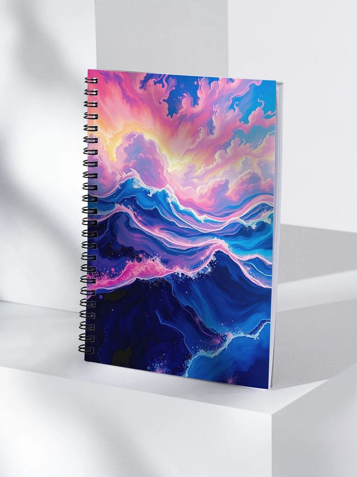 Surreal Waves Spiral Notebook product image (2)