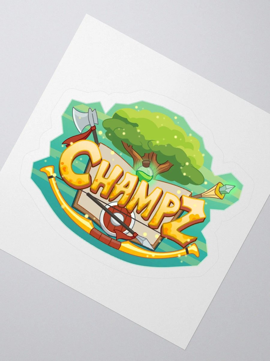 Champz Logo Indoor Sticker product image (2)