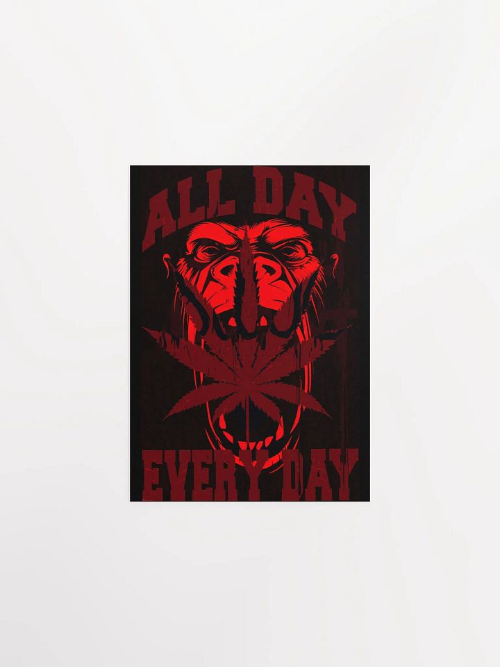 Gorilla Warfare - RED | Matte Poster Print product image (2)