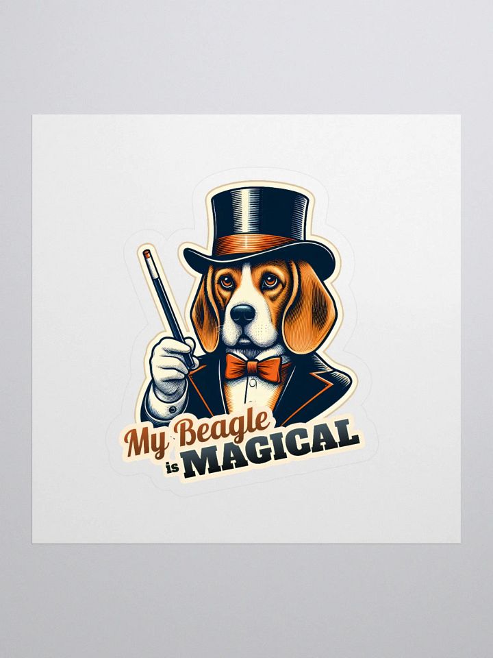 Magician Beagle - Sticker product image (1)