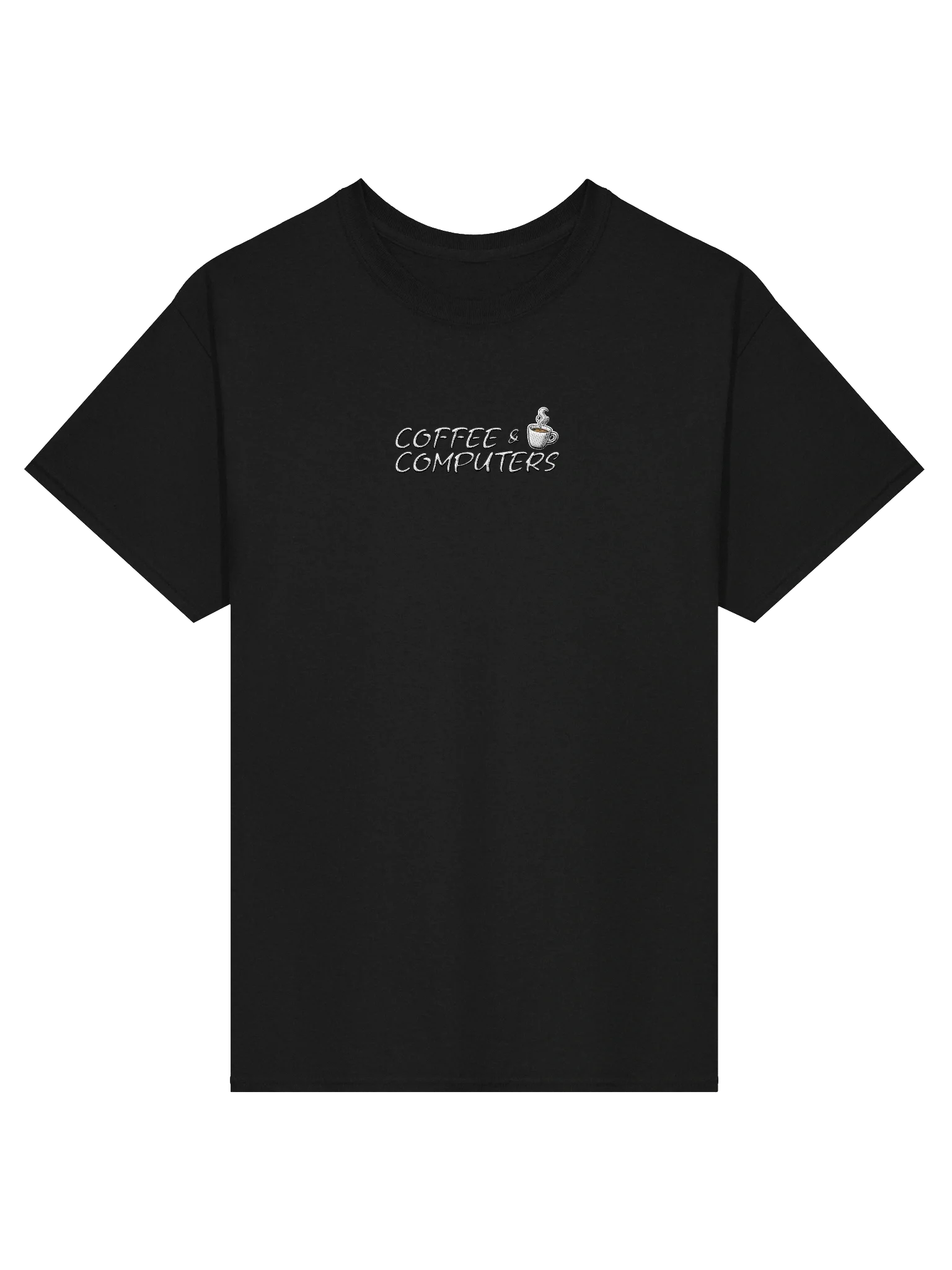 Coffee & Computers Stitched T-Shirt product image (1)