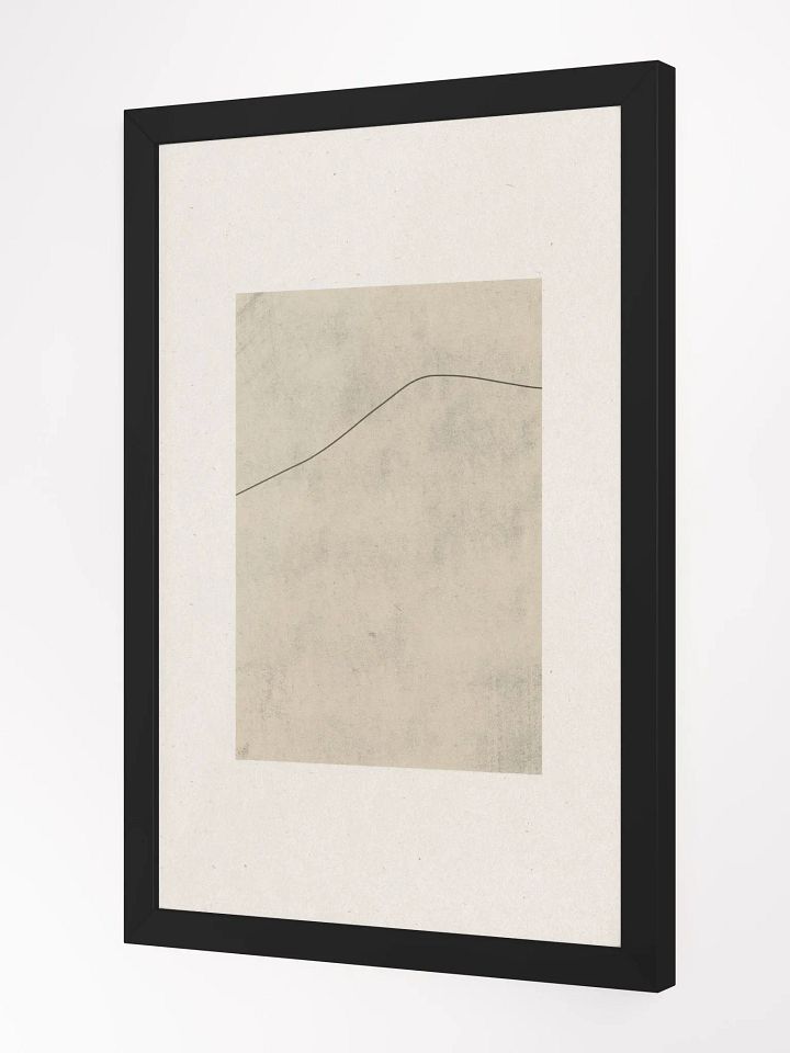 Minimalist Curved Line Art Print | Modern Abstract Wall Décor for Home & Office product image (2)