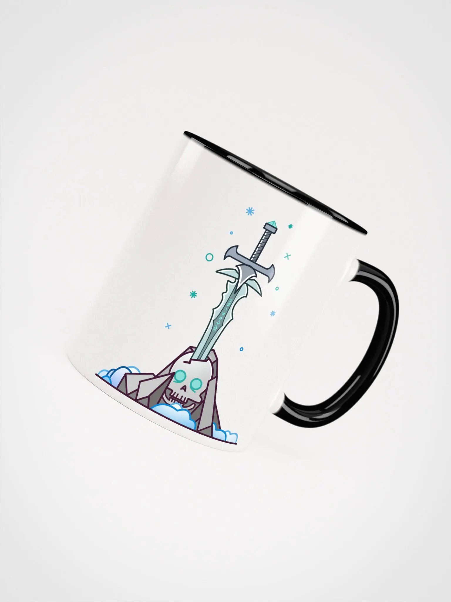 Sword in the Skull - Lich Variation - Ceramic Mug w/Color product image (4)