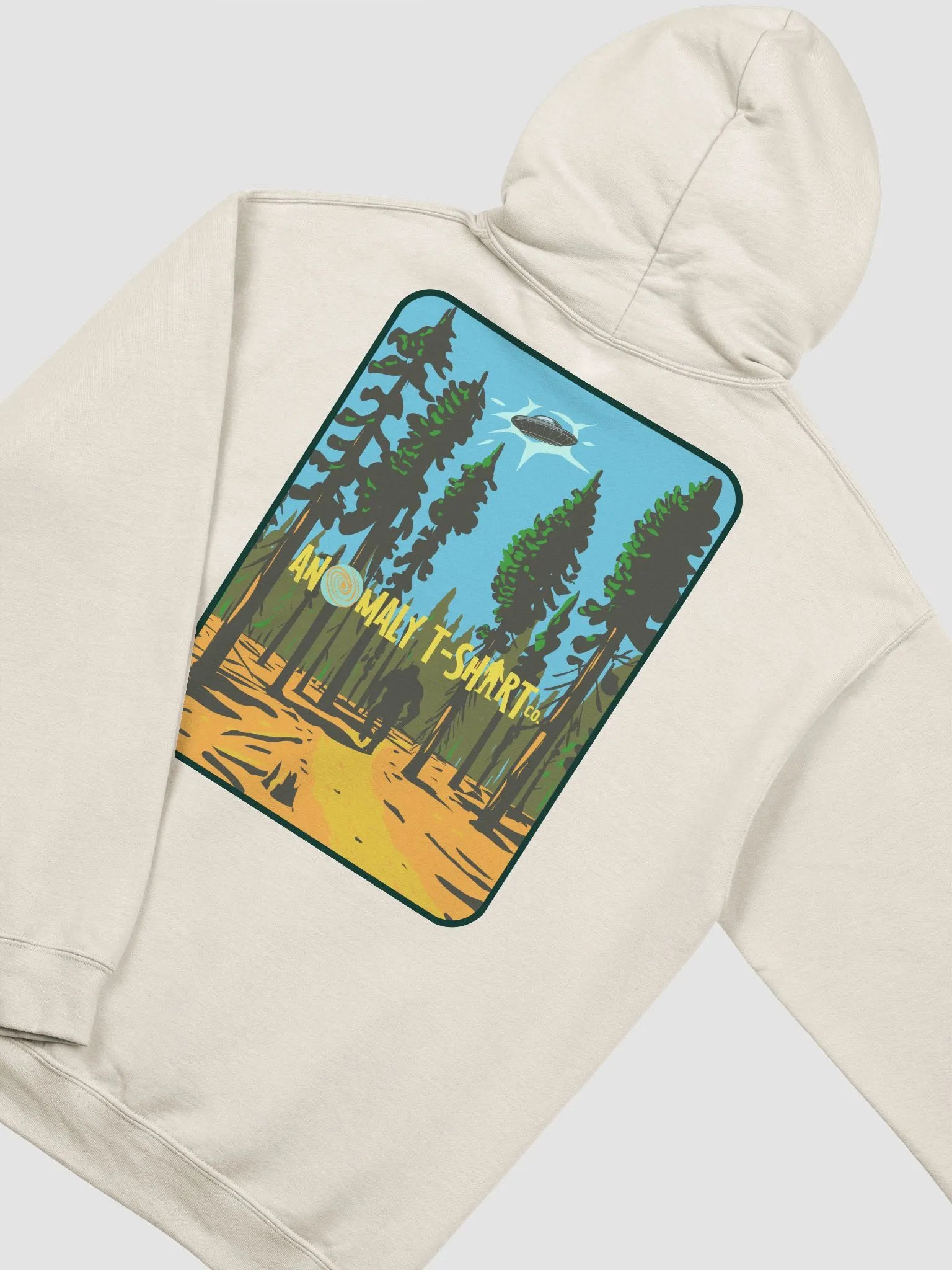 Pine Forest Bigfoot UFO Hoodie product image (5)