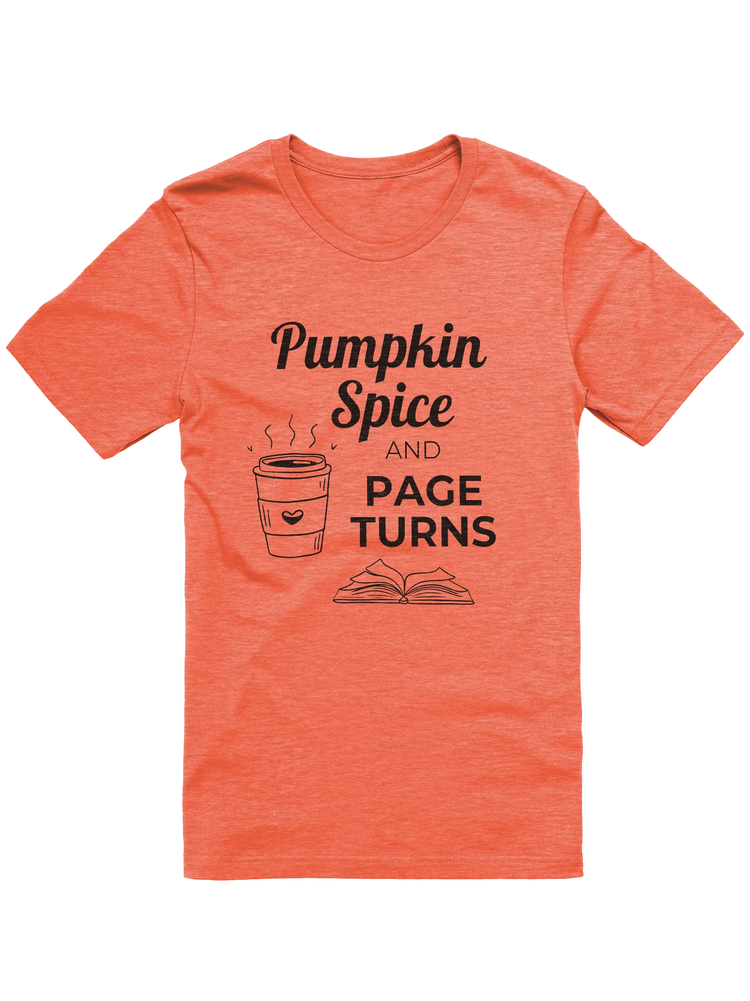 Pumpkin Spice and Page Turns T-shirt product image (3)
