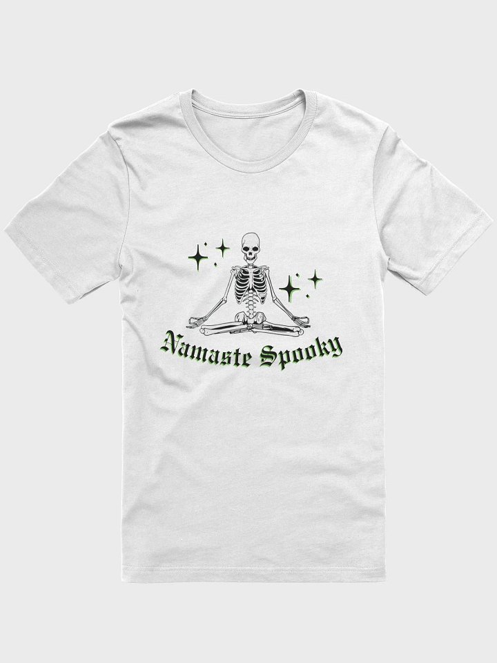 Namaste Spooky Tee💀 Green/Blk product image (1)