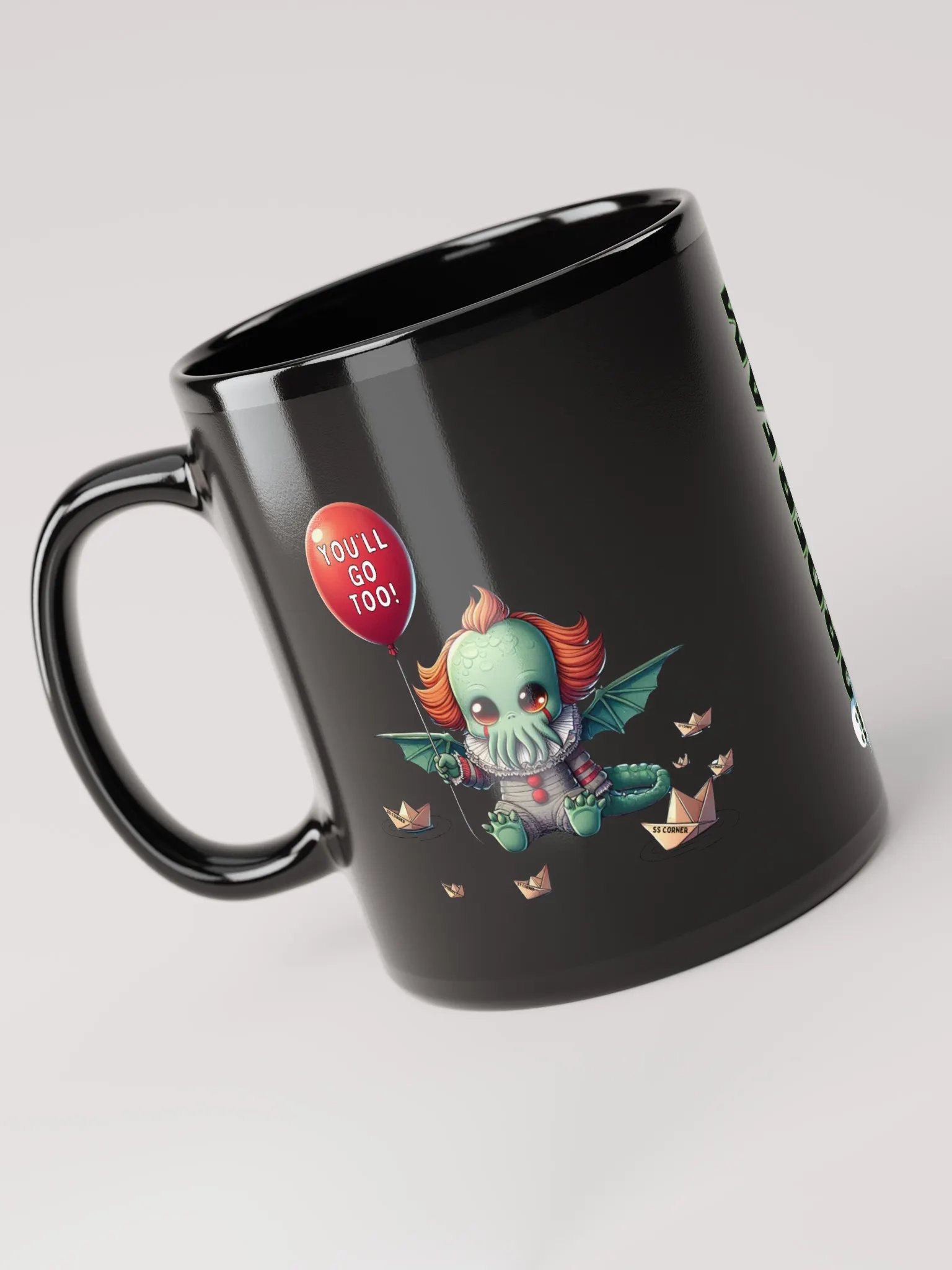 You'll Go Too! S.S. Corner Black Mug product image (6)