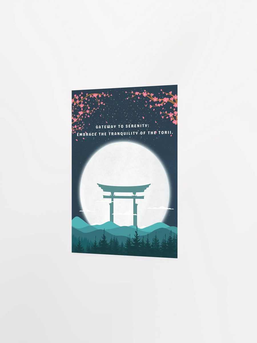 Tranquil Torii Moonlight Poster product image (2)