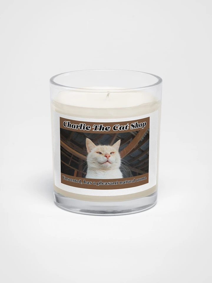Paws Soy Wax Candle In A Clear Glass Jar product image (1)
