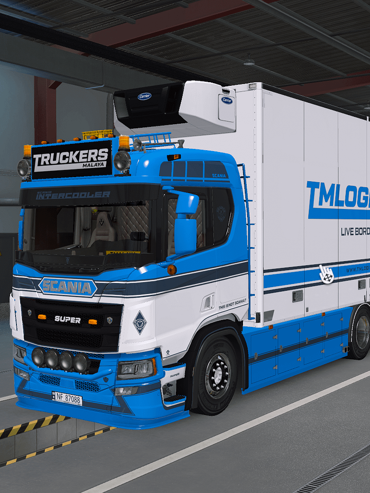 ETS2 TM Changeable Multicolor Skin - Scania R & S 2016 (Next Gen) TANDEM/RIGID - Company Pack Skin | Truckers Malaya Custom Skin Pack 1 product image (1)