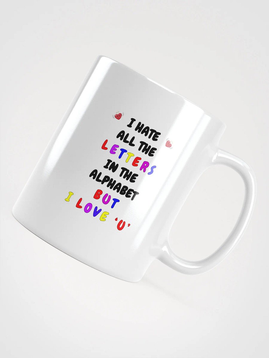 Love white gloss mug product image (11)