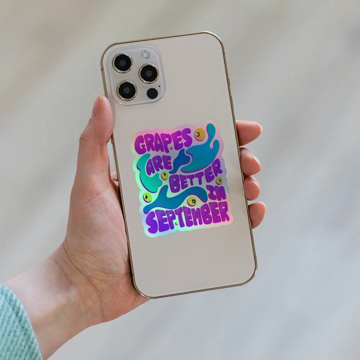 Better In September - Holographic Sticker product image (2)