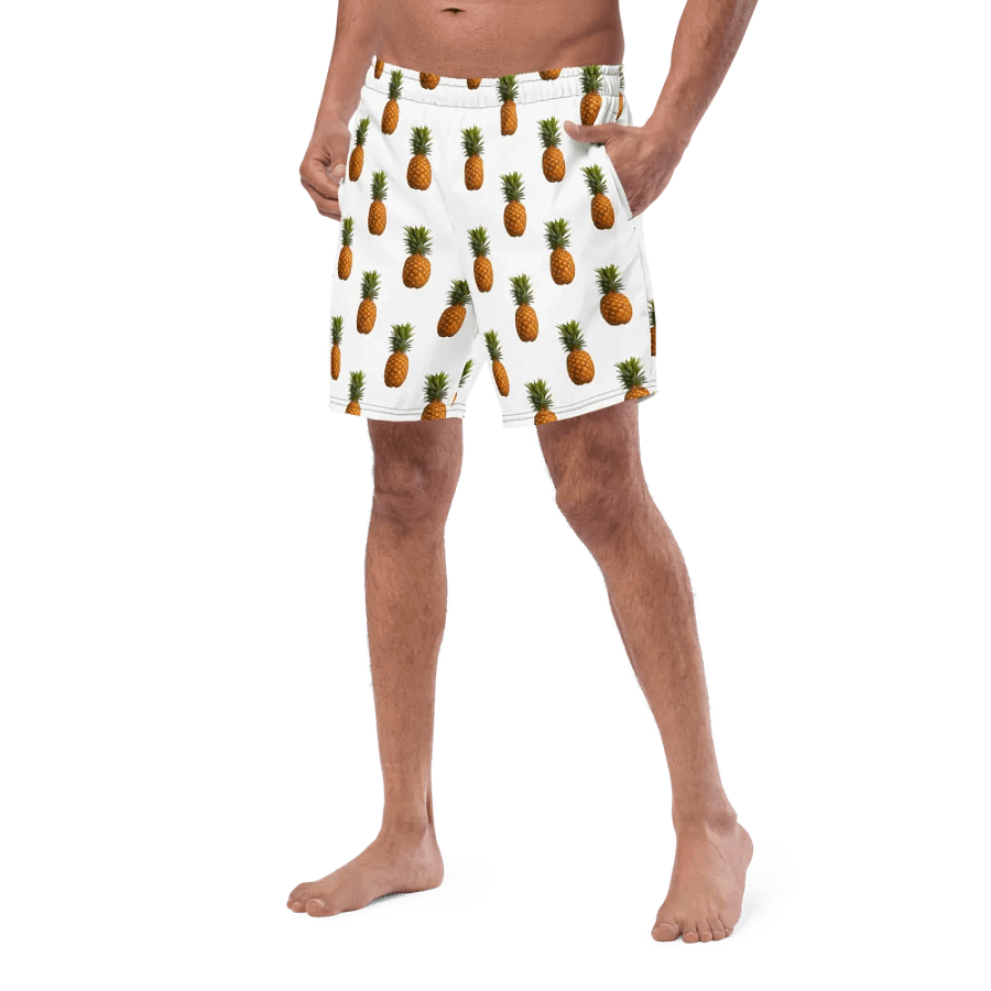 Piña Paradise Pineapple Swim Trunks product image (5)