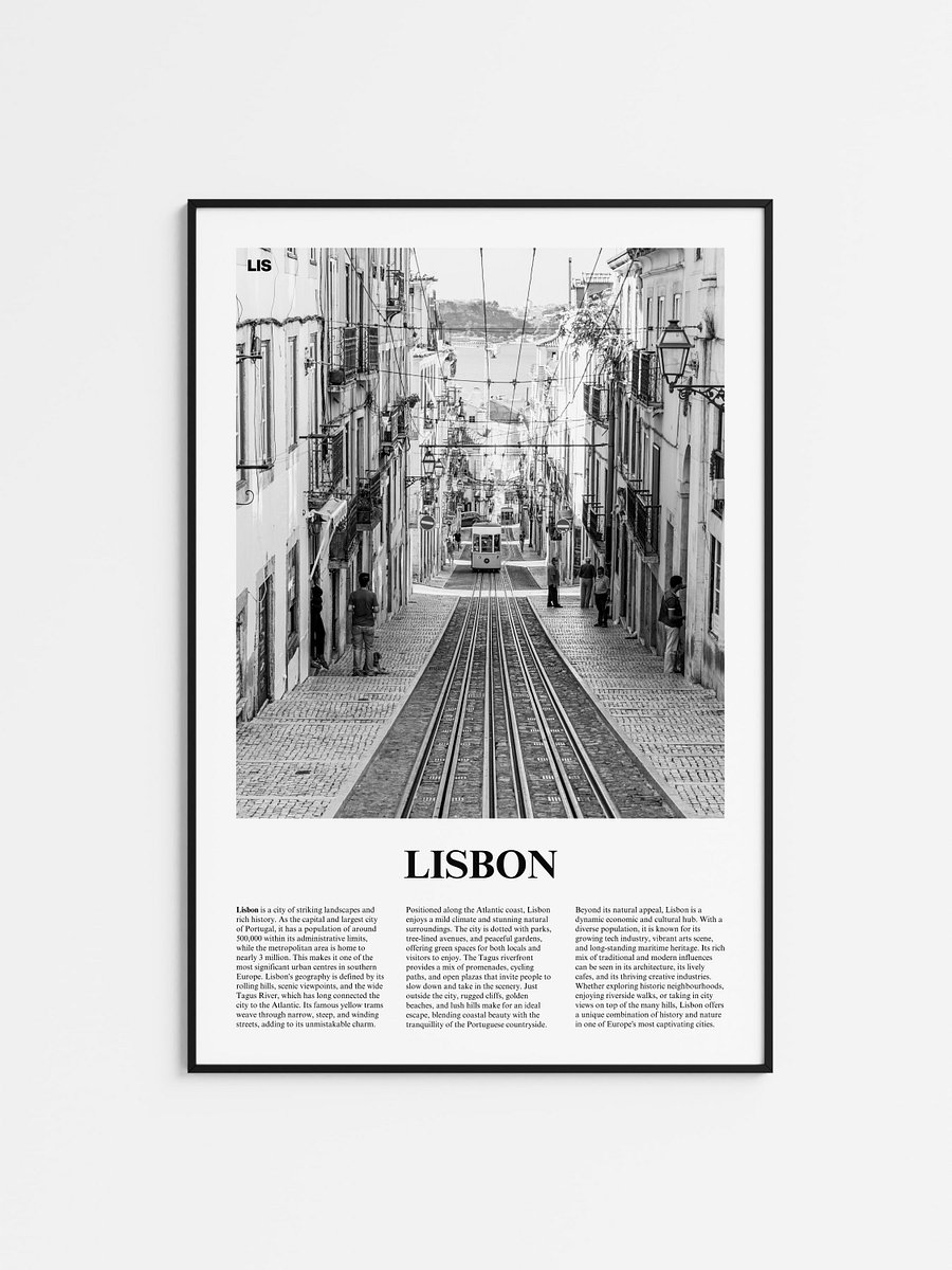 Lisbon 01 Newspaper Poster product image (1)