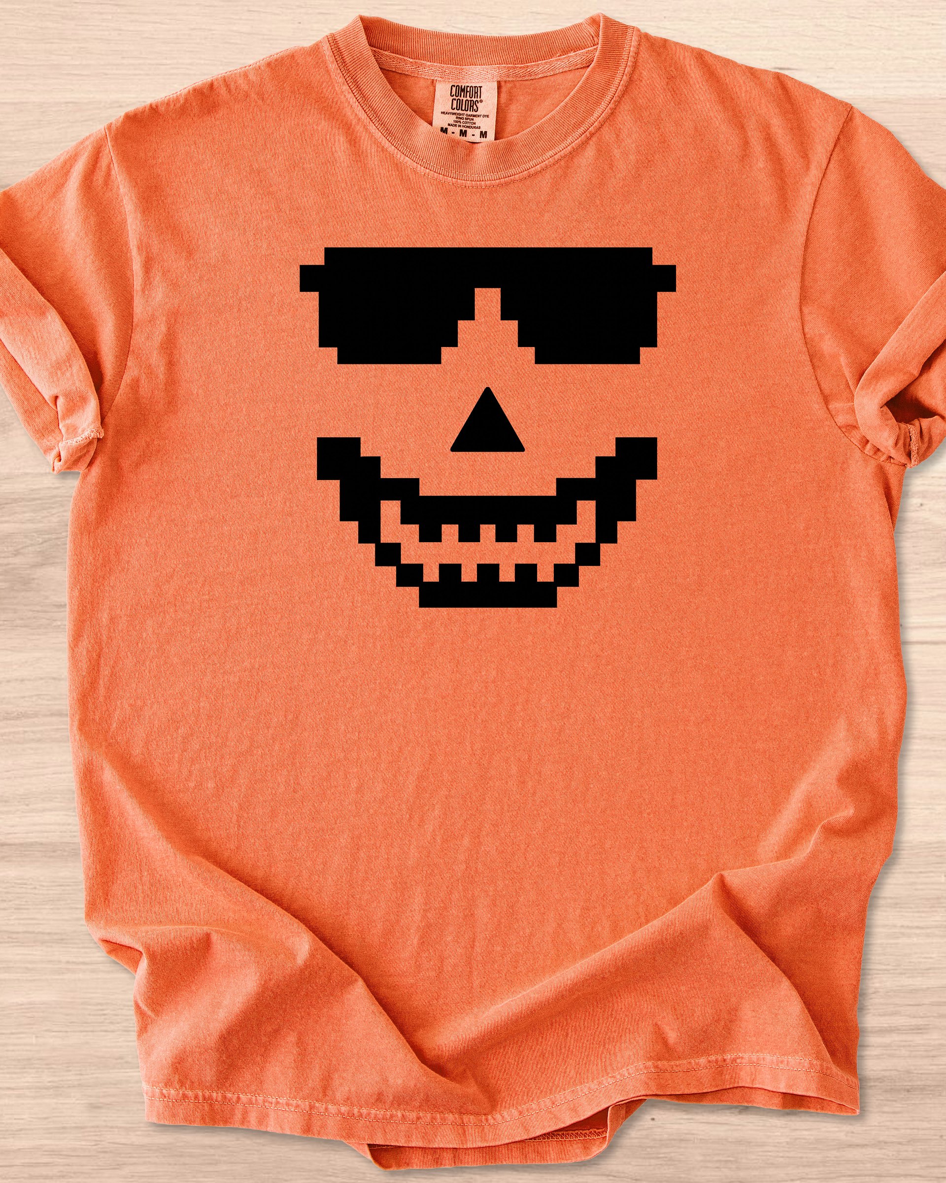 Pixelated Jack-o-Lantern Tee product image (1)