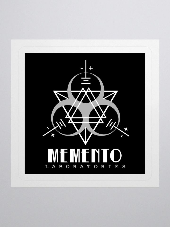 Memento Laboratories Logo [Black] Sticker product image (2)