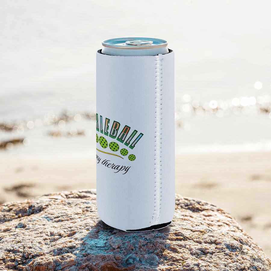 Pickleball Is My Therapy Can Cooler product image (8)