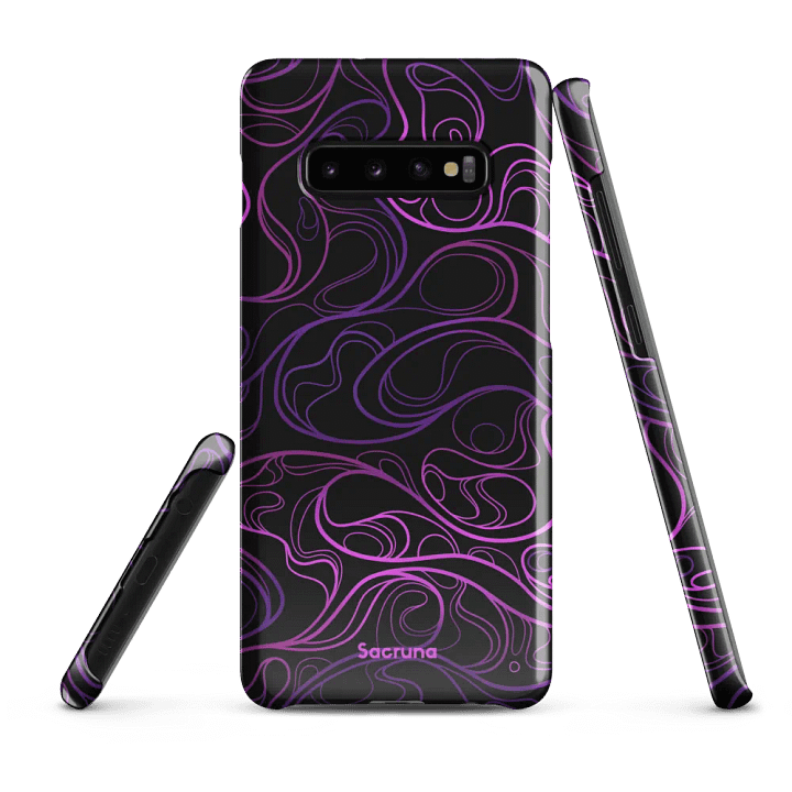 BLACK SWIRL - Snap Samsung case product image (5)