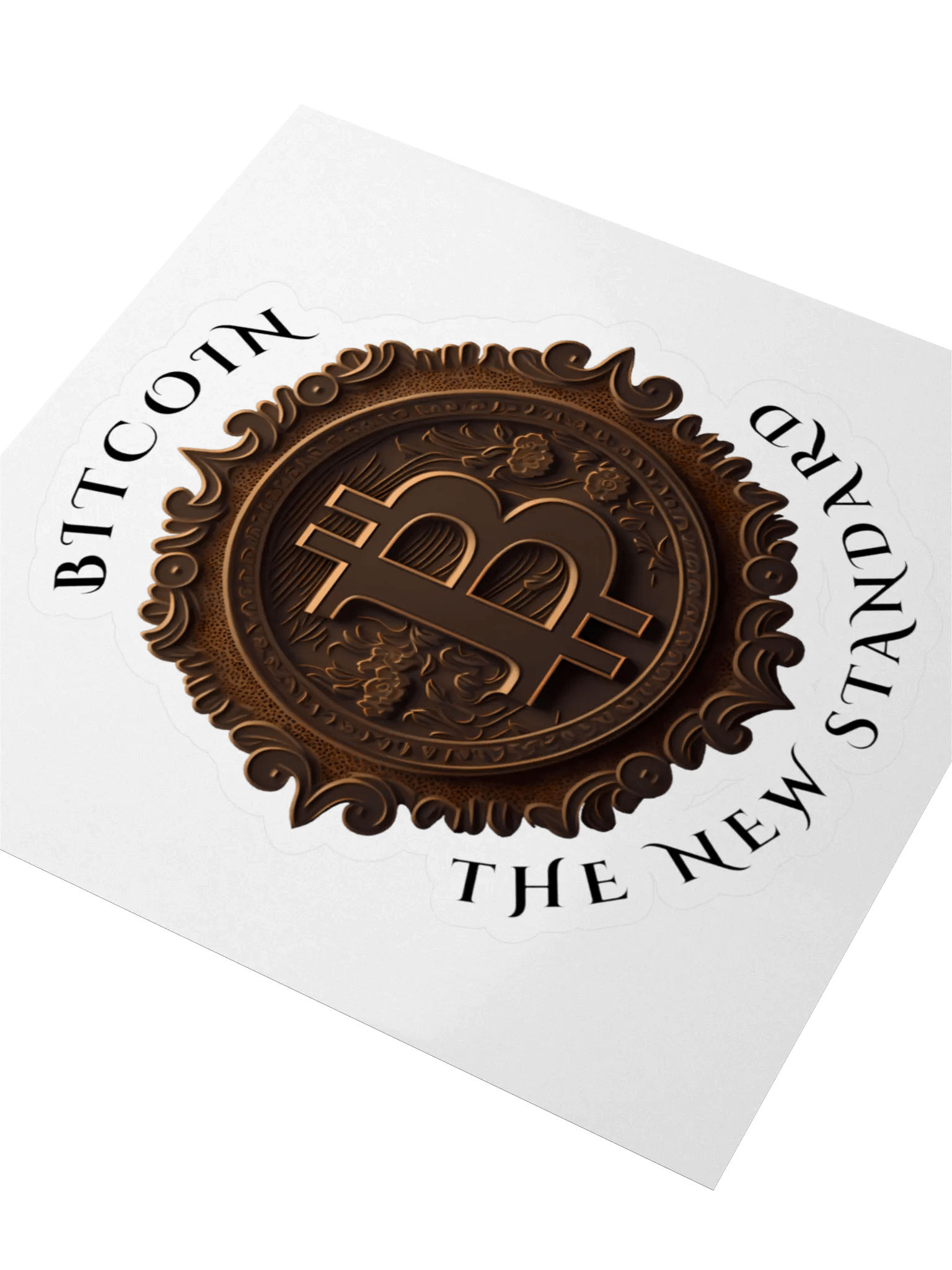 Bitcoin The New Standard Kiss Cut Stickers product image (3)