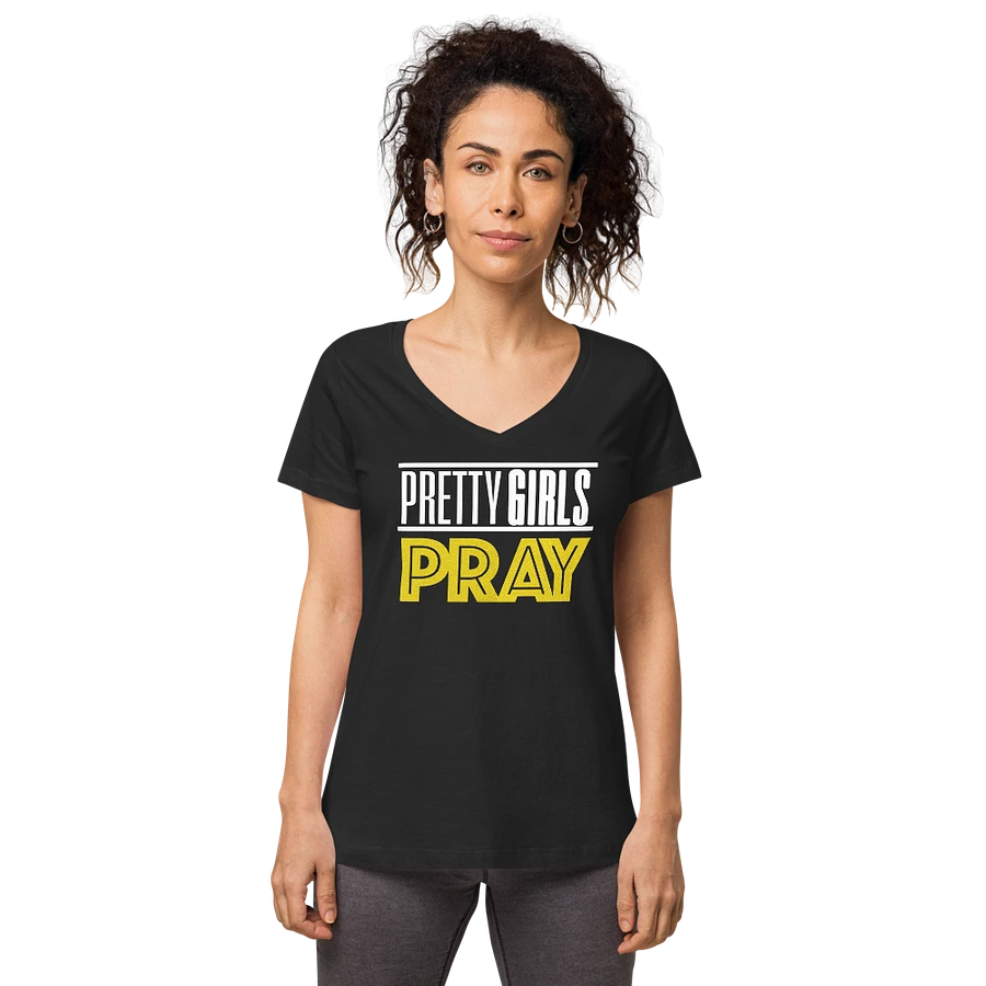 Pretty Girls Pray V-Neck product image (1)