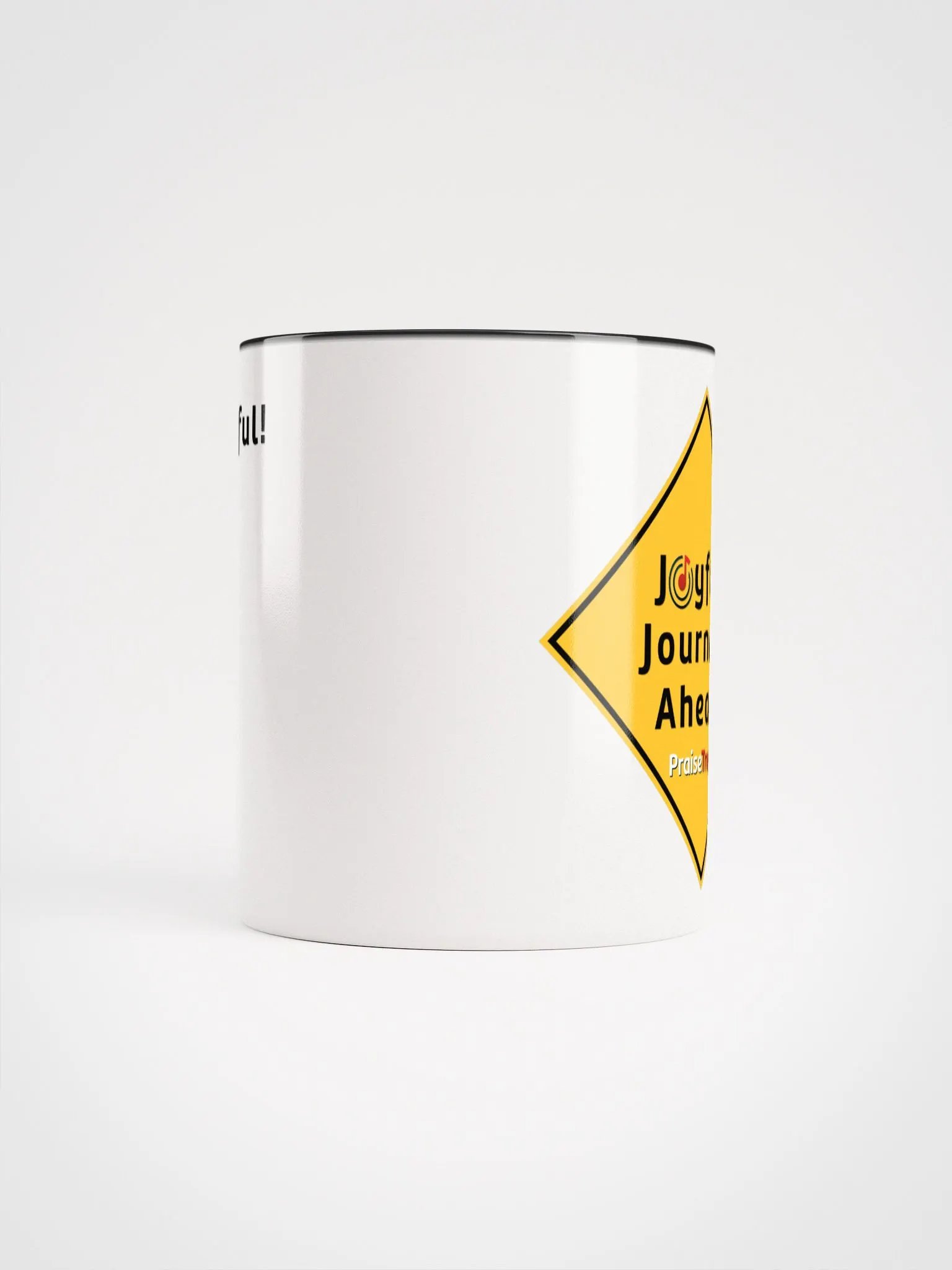 Joyful Journeys Ahead Dual Color Ceramic Mug | Left-Handed product image (4)
