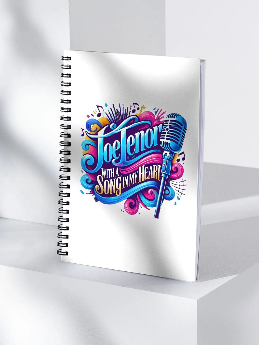 JoeTenor With A Song In My Heart Spiral Notebook product image (4)