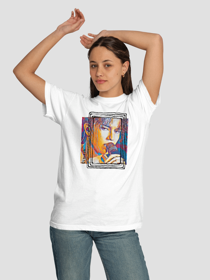 Singer From Kazakhstan Organic T-Shirt With Sleeve Print Stanley/Stella Unisex product image (38)