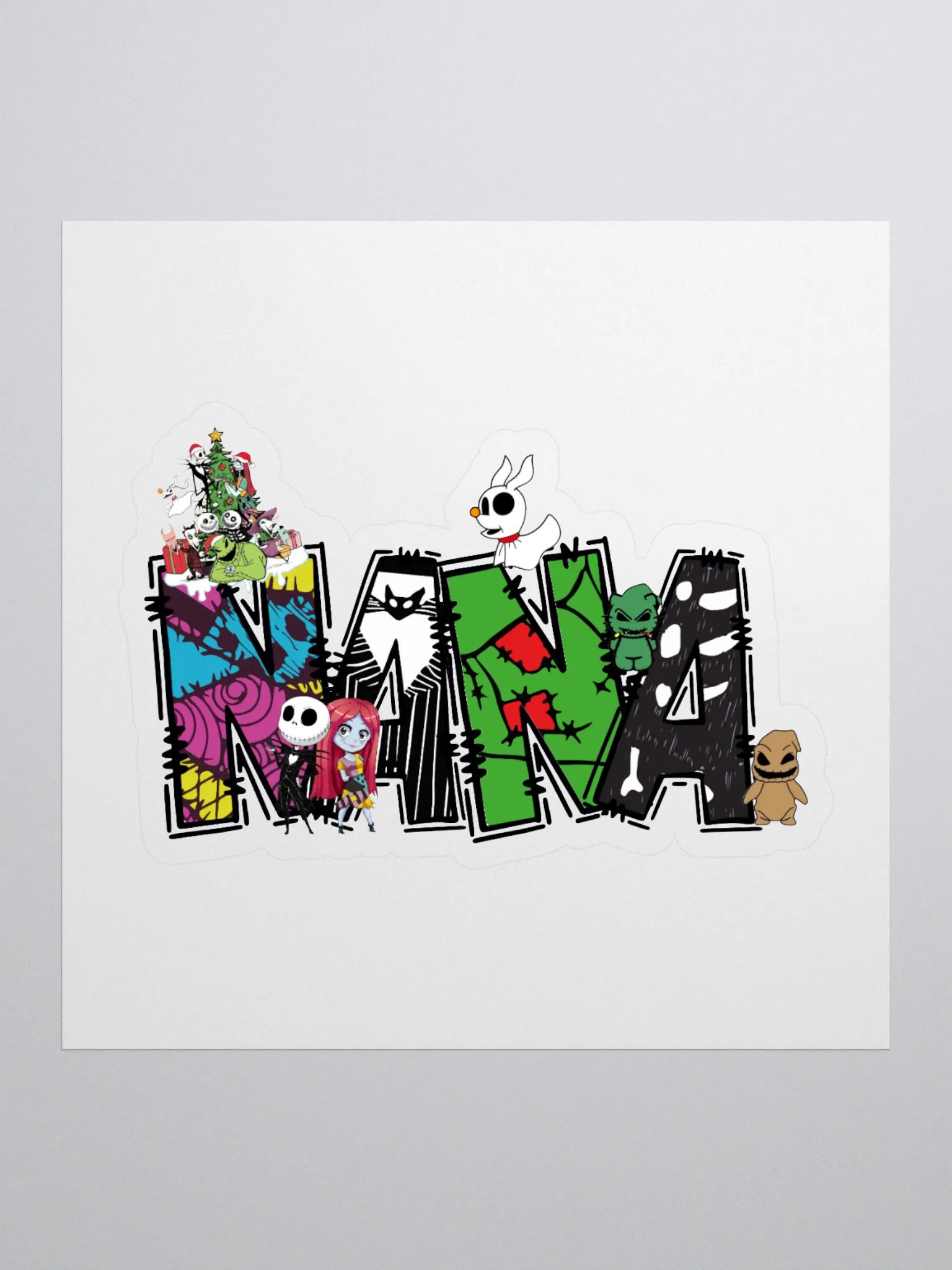 Whimsical NANA Letter Stickers product image (1)