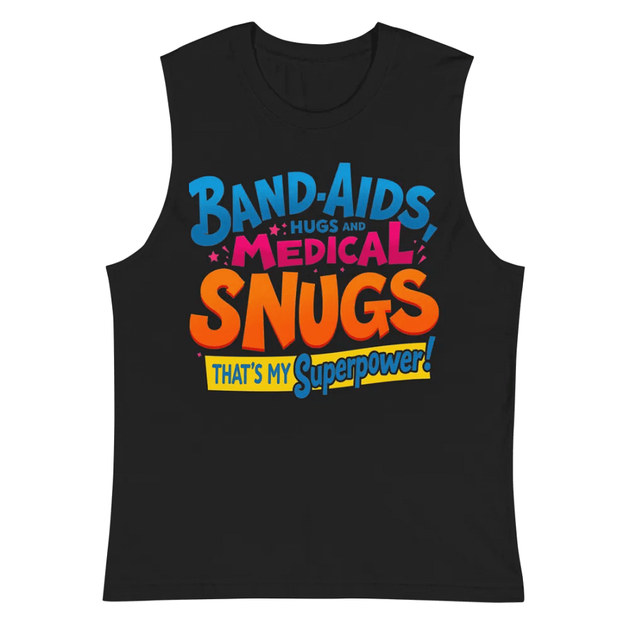 medical snugs, band aids, my superpower Muscle Tank product image (3)