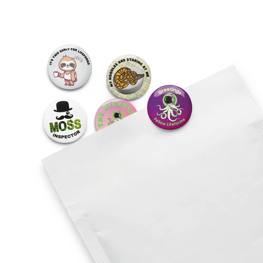 Assorted Button Pins product image (8)