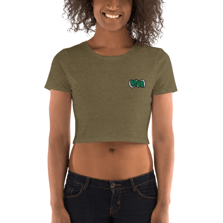Hippie House "Gameboy" Edition x Bella+Canvas Crop Top Stitched product image (2)
