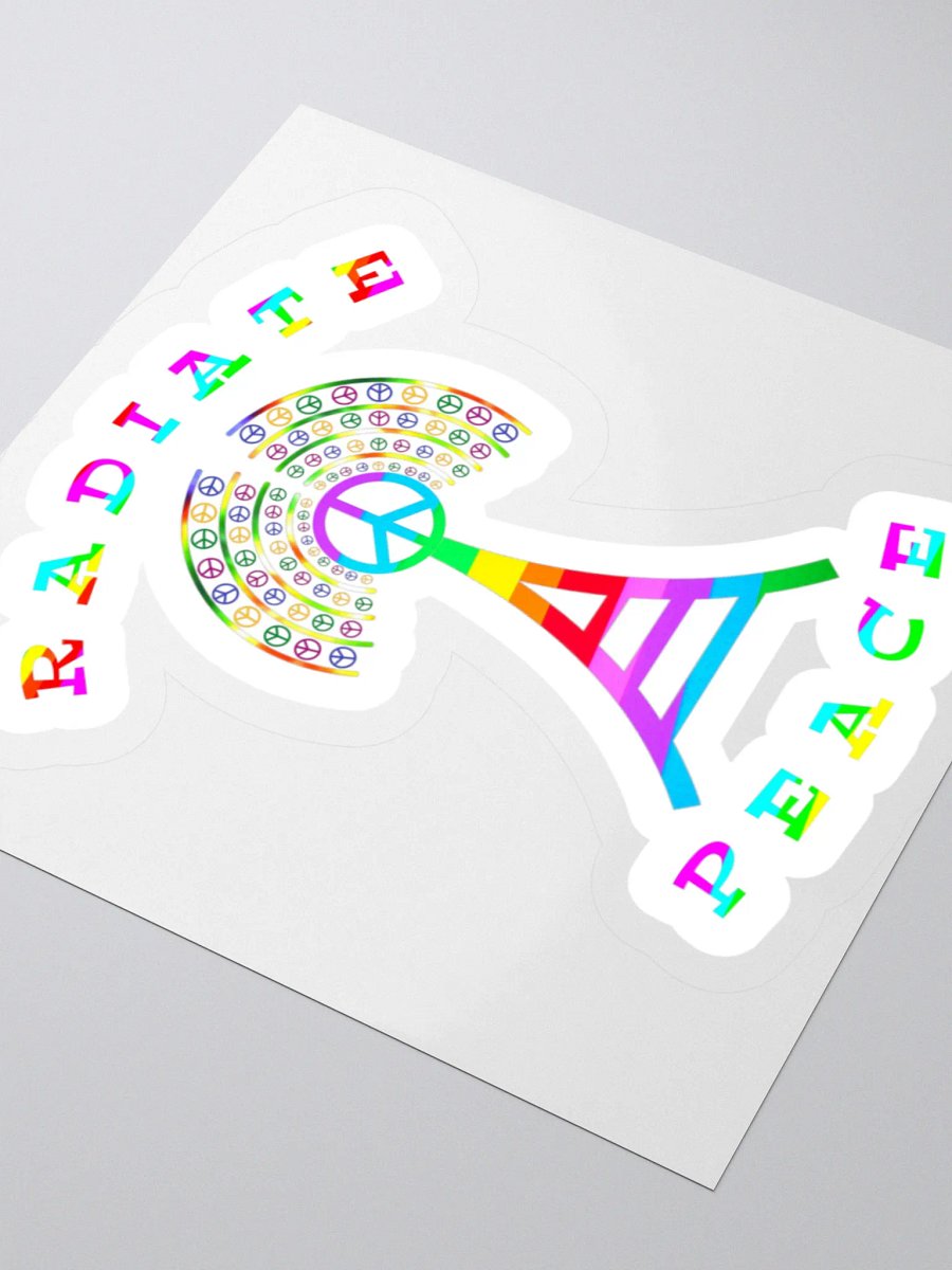 Radiate Peace Sticker product image (7)